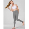 image:imageStelle Girls Leggings with Hidden Pocket for Kids Dance Yoga Athletic PantsZinc Grey