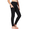 image:imageStelle Girls Leggings with Pockets Kids Dance Yoga Running Athletic Pants3packblack 2 Side Pocket