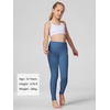 image:imageStelle Girls Leggings with Pockets Kids Dance Yoga Running Athletic PantsAtlantic Blue