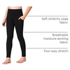 image:imageStelle Girls Leggings with Pockets Kids Dance Yoga Running Athletic PantsBlack 2 Side Pocket