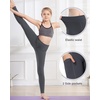 image:imageStelle Girls Leggings with Pockets Kids Dance Yoga Running Athletic PantsCharcoal 2 Side Pocket