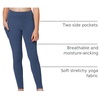 image:imageStelle Girls Leggings with Pockets Kids Dance Yoga Running Athletic PantsDark Slate Blue 2 Side Pocket