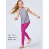 image:imageStelle Girls Leggings with Pockets Kids Dance Yoga Running Athletic PantsHot Pink