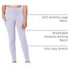 image:imageStelle Girls Leggings with Pockets Kids Dance Yoga Running Athletic PantsLavender 2 Side Pocket