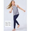 image:imageStelle Girls Leggings with Pockets Kids Dance Yoga Running Athletic PantsMidnight Blue