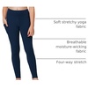 image:imageStelle Girls Leggings with Pockets Kids Dance Yoga Running Athletic PantsNavy 2 Side Pocket
