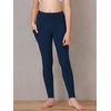 image:imageStelle Girls Leggings with Pockets Kids Dance Yoga Running Athletic PantsNavy 2 Side Pocket