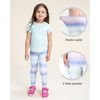 image:imageStelle Girls Leggings with Pockets Kids Dance Yoga Running Athletic PantsPastel Horizon