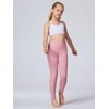 image:imageStelle Girls Leggings with Pockets Kids Dance Yoga Running Athletic PantsPink 2 Side Pocket