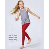 image:imageStelle Girls Leggings with Pockets Kids Dance Yoga Running Athletic PantsRed