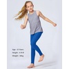 image:imageStelle Girls Leggings with Pockets Kids Dance Yoga Running Athletic PantsSapphire