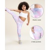 image:imageStelle Girls Leggings with Pockets Kids Dance Yoga Running Athletic PantsTie Dye Marshmallow