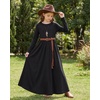 image:imageStelle Girls Long Sleeve Maxi Dress with Pockets 615 YearsBlack