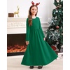 image:imageStelle Girls Long Sleeve Maxi Dress with Pockets 615 YearsGreen