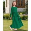 image:imageStelle Girls Long Sleeve Maxi Dress with Pockets 615 YearsGreen
