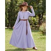 image:imageStelle Girls Long Sleeve Maxi Dress with Pockets 615 YearsLilac