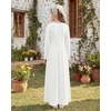 image:imageStelle Girls Long Sleeve Maxi Dress with Pockets 615 YearsWhite