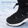 image:imageStelle Girls Snow Boots with Side Zipper Kids Warm Winter BootsBlack