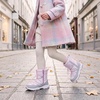 image:imageStelle Girls Snow Boots with Side Zipper Kids Warm Winter BootsCotton Candy Marble