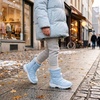 image:imageStelle Girls Snow Boots with Side Zipper Kids Warm Winter BootsIcy Blue