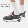 image:imageStelle Girls Tennis Shoes with DIY Charms Slipon Kids SneakersCharcoal