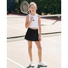 image:imageStelle Girls Tennis Skirts Ruffle Golf Athletic Skorts with PocketsBlack