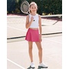 image:imageStelle Girls Tennis Skirts Ruffle Golf Athletic Skorts with PocketsDreamhouse Pink