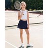 image:imageStelle Girls Tennis Skirts Ruffle Golf Athletic Skorts with PocketsNavy