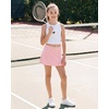 image:imageStelle Girls Tennis Skirts Ruffle Golf Athletic Skorts with PocketsPink
