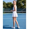 image:imageStelle Girls Tennis Skirts Ruffle Golf Athletic Skorts with PocketsWhite