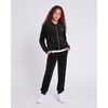 image:imageStelle Girls Velour Tracksuits Zip Up Hoodies Joggers with Pockets 515 YBlack