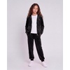image:imageStelle Girls Velour Tracksuits Zip Up Hoodies Joggers with Pockets 515 YBlack