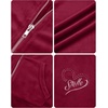 image:imageStelle Girls Velour Tracksuits Zip Up Hoodies Joggers with Pockets 515 YRuby