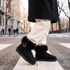 image:imageStelle Girls Winter Boots Faux Fur Lined FoldDown CollarBlack