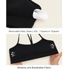 image:imageStelle Girls Y Back Sports Bra for Dance Running Gymnastics TrainingBlack
