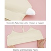 image:imageStelle Girls Y Back Sports Bra for Dance Running Gymnastics TrainingCreme