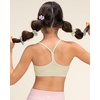 image:imageStelle Girls Y Back Sports Bra for Dance Running Gymnastics TrainingCreme