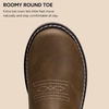 image:imageStelle Kids Cowboy Boots Toddler Girls Boys Western BootsChestnut