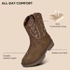 image:imageStelle Kids Cowboy Boots Toddler Girls Boys Western BootsChestnut