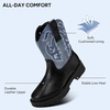 image:imageStelle Kids Cowboy Boots Toddler Girls Boys Western BootsDenim