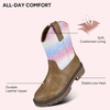 image:imageStelle Kids Cowboy Boots Toddler Girls Boys Western BootsRainbow Glitter