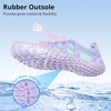 image:imageStelle Kids Water Shoes Quick Dry Barefoot DrawstringMermaid Ombre