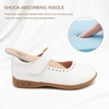 image:imageStelle Mary Jane Shoes for Girls School Uniform Flats Dress Shoes Church for LittleBig KidsWhite