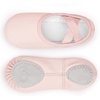 image:imageStelle Toddler Ballet Shoes for Girls Boys PU Leather LaceFree DanceBallet Pink