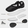 image:imageStelle Toddler Ballet Shoes for Girls Boys PU Leather LaceFree DanceBlack