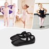 image:imageStelle Toddler Ballet Shoes for Girls Boys PU Leather LaceFree DanceBlack
