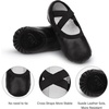 image:imageStelle Toddler Ballet Shoes for Girls Boys PU Leather LaceFree DanceBlack