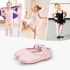 image:imageStelle Toddler Ballet Shoes for Girls Boys PU Leather LaceFree DancePink