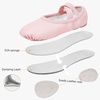 image:imageStelle Toddler Ballet Shoes for Girls Boys PU Leather LaceFree DancePink