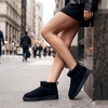 image:imageStelle Winter Boots for Women Warm Ankle Snow BootsBlack